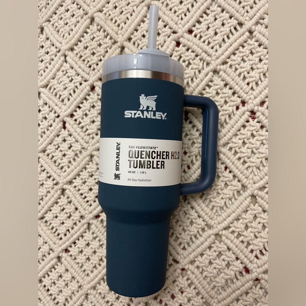 NEW Soft Matte Stormy Sea Stanley Quencher 40 oz H2.0 Tumbler